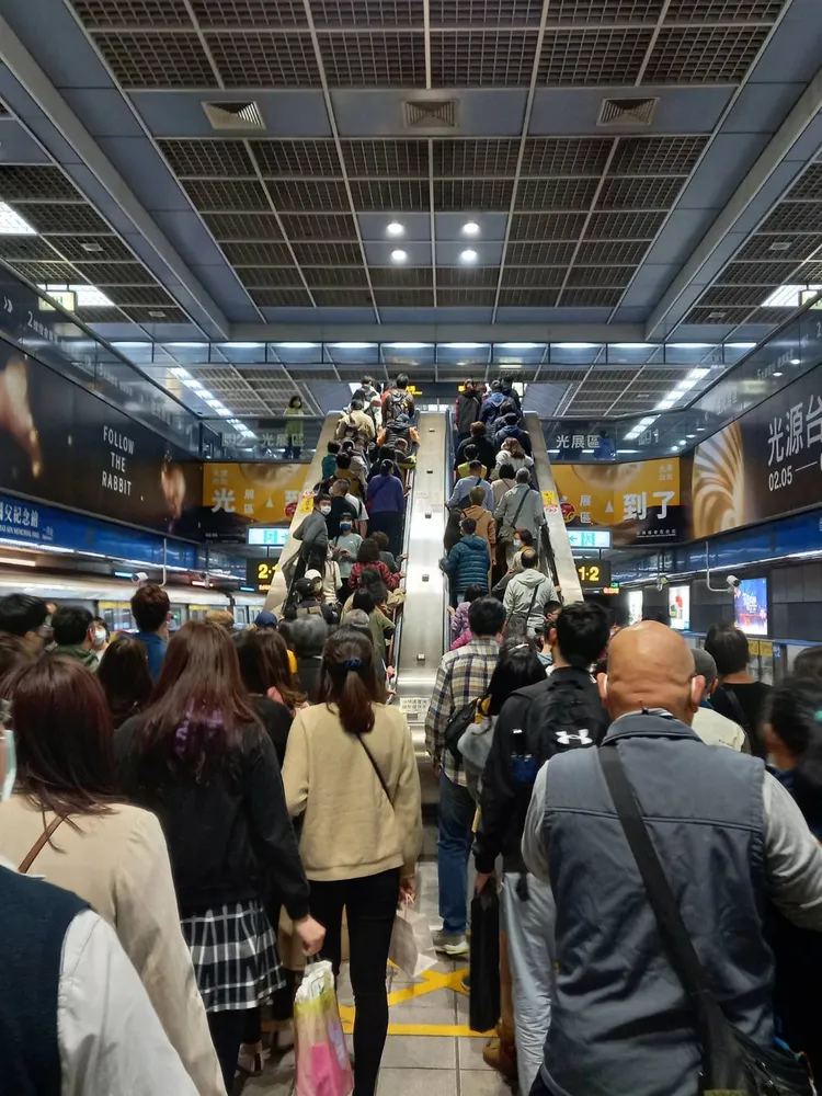 北捷震後慢速巡軌無異常，07:21恢復正常營運。資料照