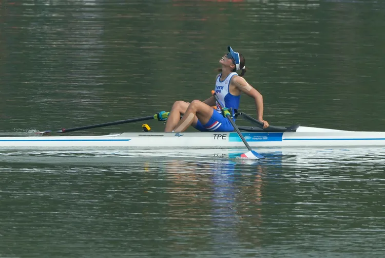 黃義婷在杭州亞運和獎牌擦身而過。 奧會提供