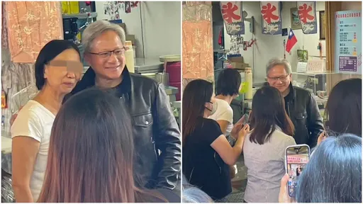 獨家|等不及逛夜市 黃仁勳幫鴻海站台完直奔天龍國這一攤