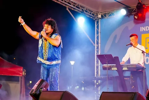 巴大雄阿布絲嗨翻原住民活動 粉絲熱情搖擺