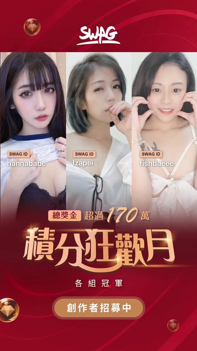 SWAG 170萬元奢華卡地亞經典珠寶得獎者！