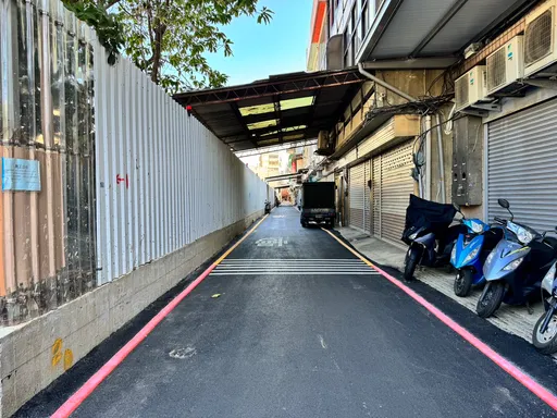 竹市和平路20巷道路塌陷 市府連日趕工!22天修復完成