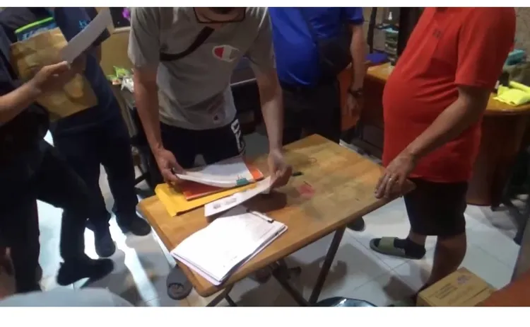 屏東檢警查扣20、30分連署書。檢方提供