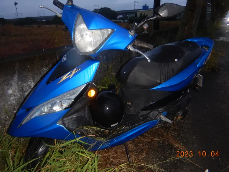 林姓男子機車。民眾提供