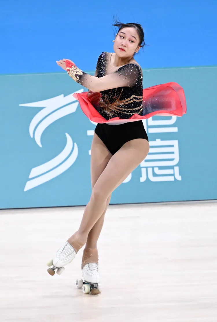 洪筱晴。新華社