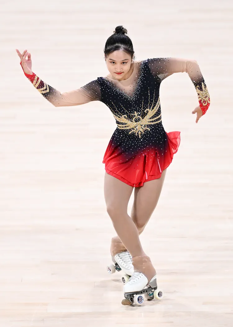 洪筱晴。新華社