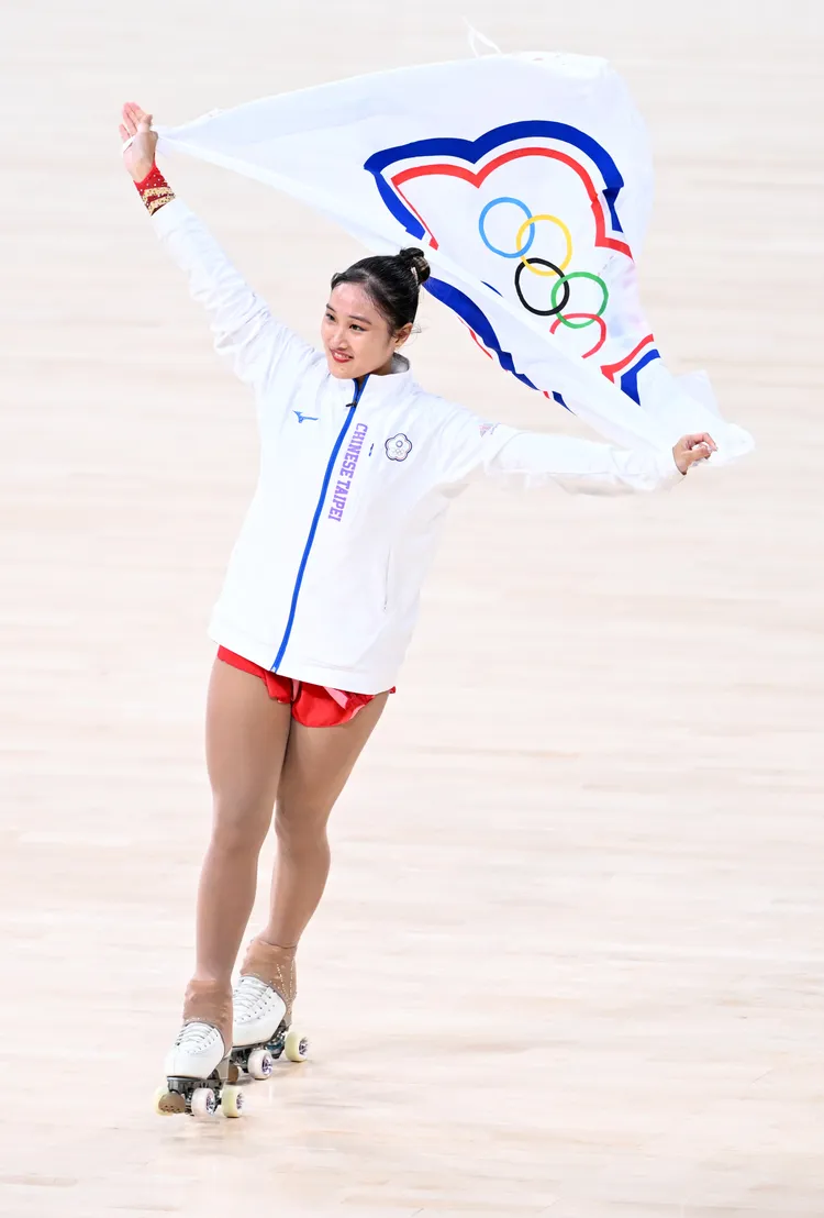 洪筱晴。新華社