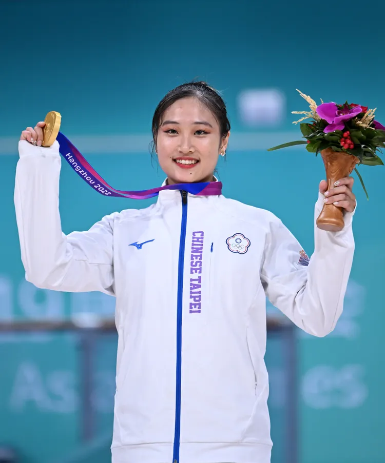 洪筱晴。新華社