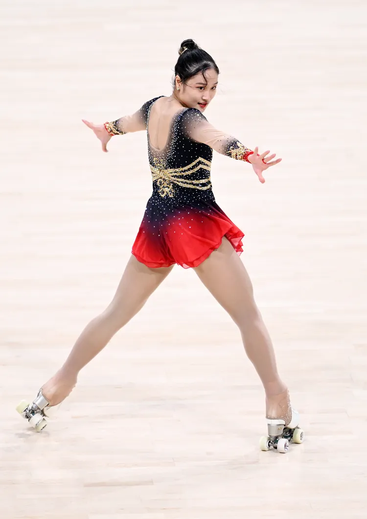 洪筱晴。新華社