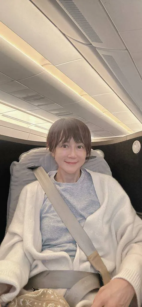 高治平曾在飛機上因捨不得兒子而痛哭不已。高怡平提供