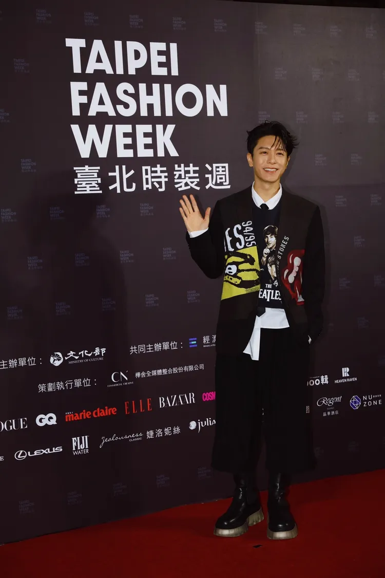 韋禮安身著JUST IN XX服裝。彭欣偉攝