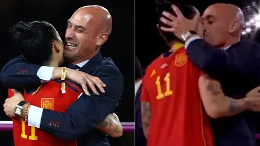 强吻女球员挨罚 西班牙足协前主席遭FIFA停权3年