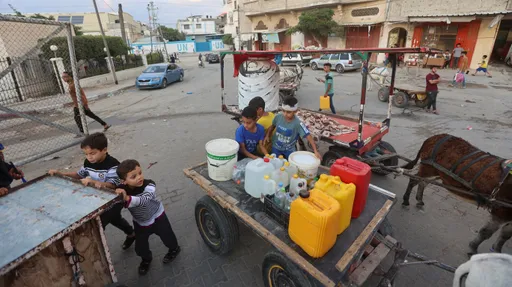 斷水斷電斷糧!以色列撤離令大限已到 加薩100萬平民哀號:走也死留也亡