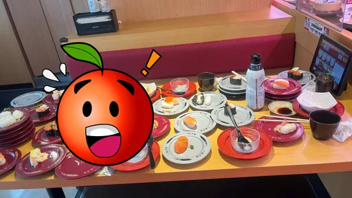 迴轉壽司剩整桌店員傻眼　旁人越看越餓：能打包嗎？　