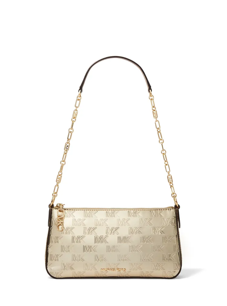 Empire金色鍊帶中型肩背包，1萬1,300元。品牌提供