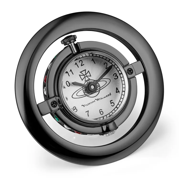 將錶面隱藏於在立體土星造型之下。品牌提供