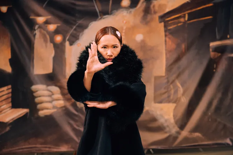 Lulu巧扮章子怡。金馬執委會提供