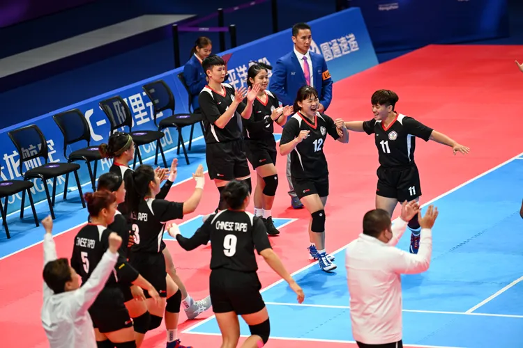 中華女子隊挺進卡巴迪決賽。中華奧會提供