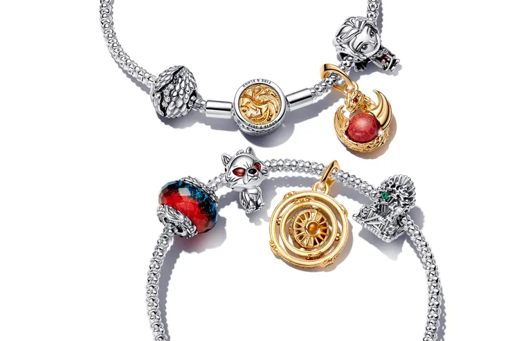 《權力遊戲》Game of Thrones x Pandora共推出12款單品。品牌提供