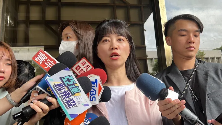 高嘉瑜上午做出回應。陳彩玲攝