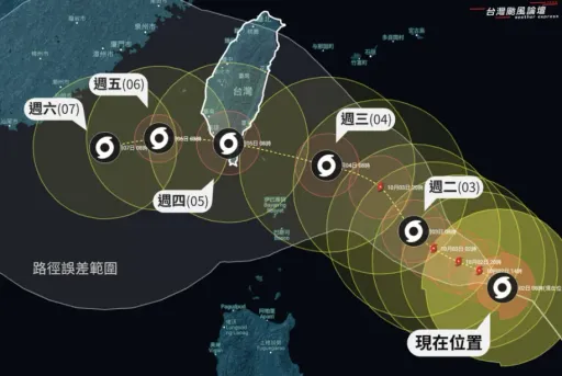 小犬颱風將近！　陳建仁親下令各部會「積極啟動防颱整備」