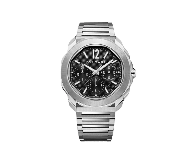 寶格麗Octo Roma Chronograph計時腕錶。品牌提供