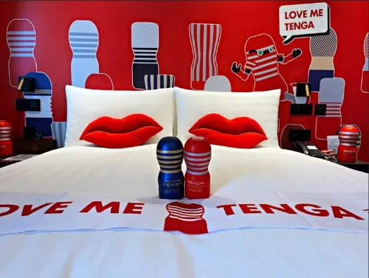 小鹿文娛「TENGA 主題房」 入住即贈 TENGA 限量好禮。業者提供