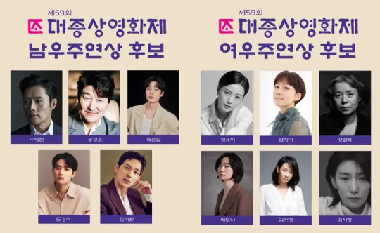 影帝（左圖）、后入圍名單競爭激烈。翻攝大鐘獎