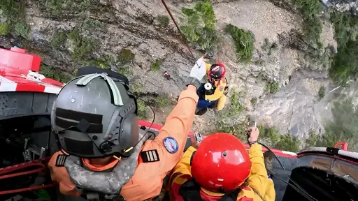 港籍登山客扭傷腳受困雪霸山屋 中秋3天連假完成陸空救援