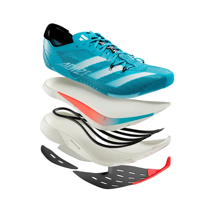 ADIZERO ADIOS PRO 3採用雙中底。品牌提供