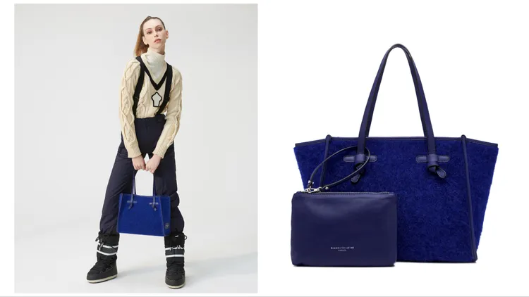 Marcella毛絨小型托特包，9900元。品牌提供