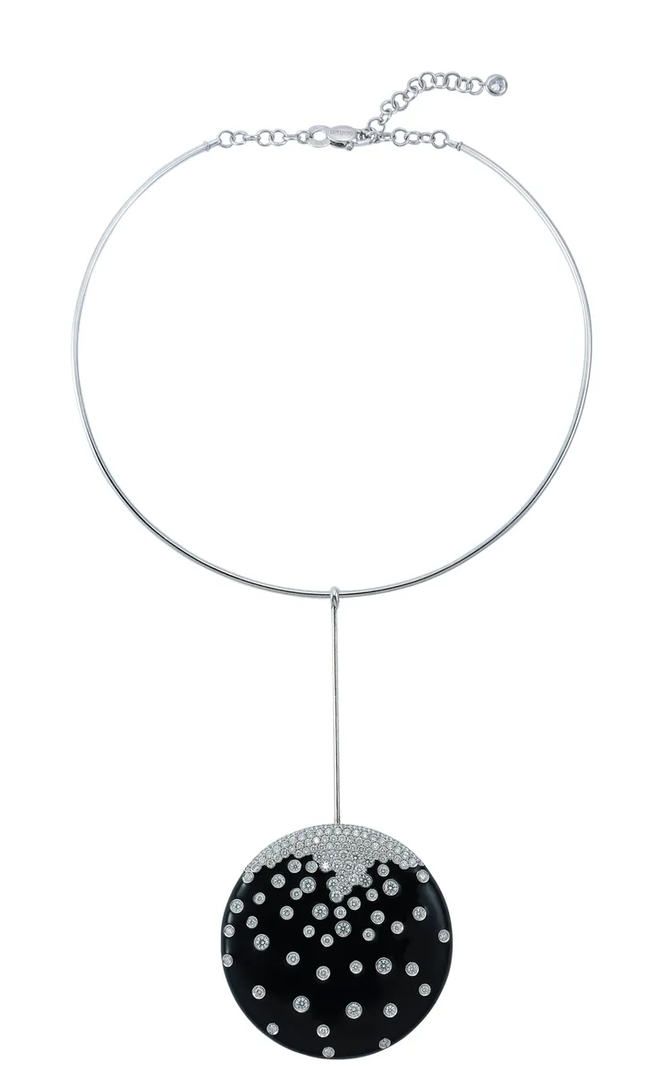 DAMIANI Masterpiece Optical系列18K白金鑽石項鍊，172萬元。品牌提供