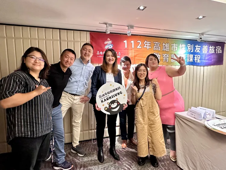 觀光局推動性別友善旅宿辦理訓練課程，邀請講師團隊。觀光局提供