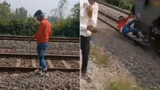 驚悚影片｜為拍IG影片「被火車撞飛慘死」　14歲少年漫步鐵軌引禍