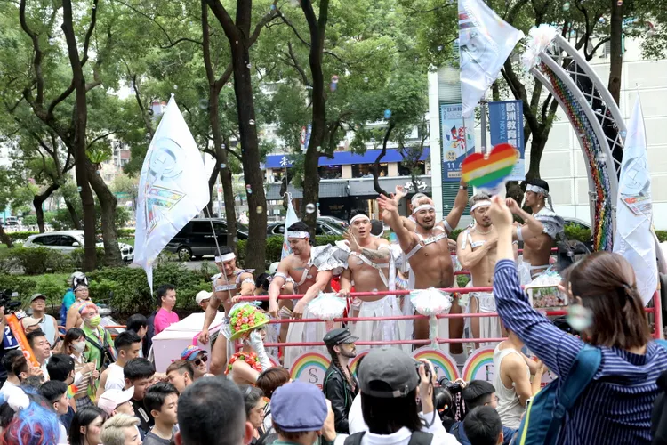 同志大遊行現場。攝影中心