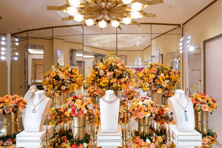 寶格麗頂級珠寶巡展「色彩之旅Color Journey系列第三章」。品牌提供