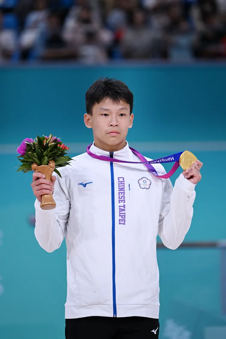 王宥鈞獲頒金牌。新華社