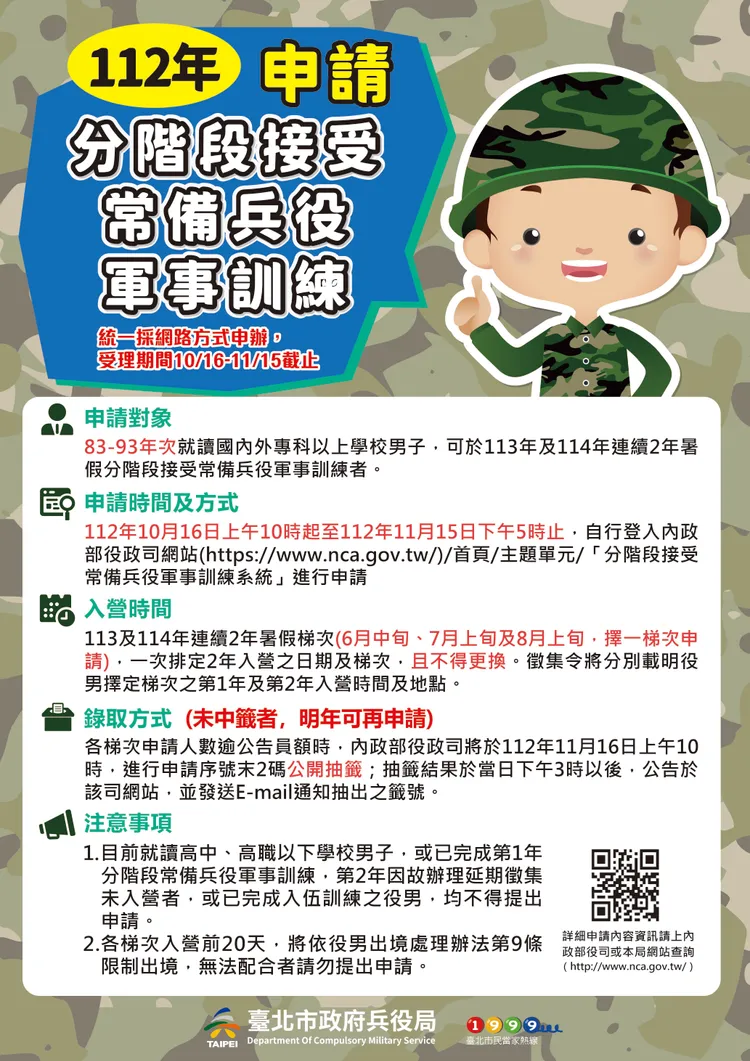 北市兵役局提供