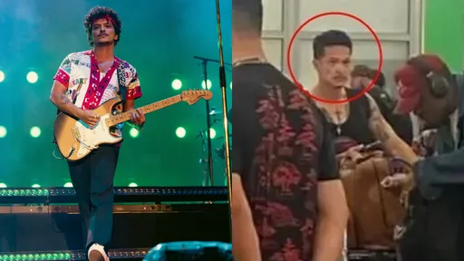 撤離身影曝光!火星人布魯諾開唱喊卡 鼓手哥神色緊繃逃出以色列