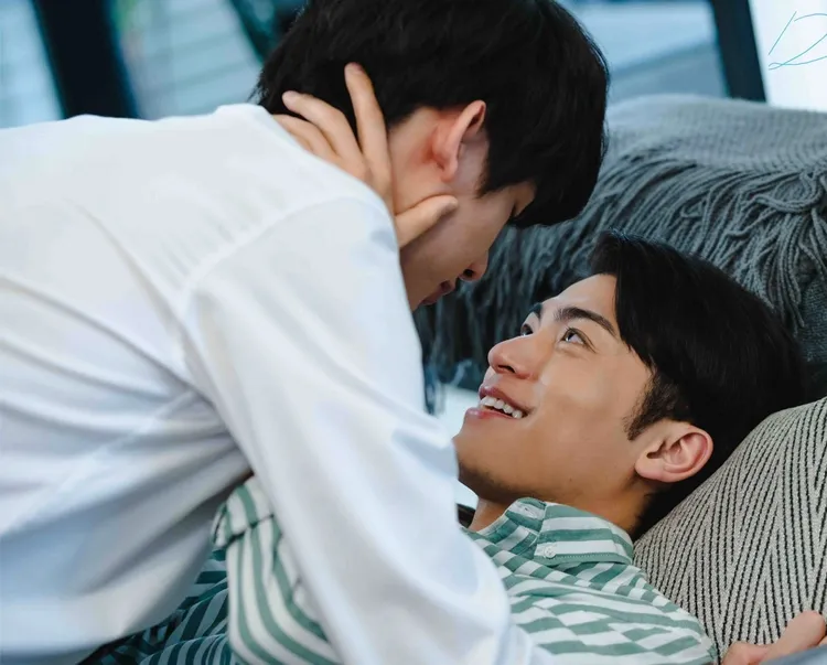 徐愷（下）、林毓桐透露為了《奇蹟》，把「第一次都獻給了對方」。八大提供