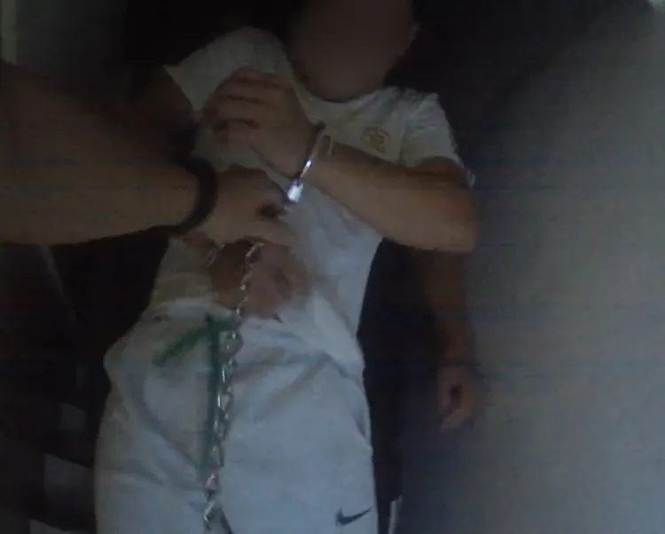 潘男在藍道集團中負責棄屍，以照顧8歲小孩為由騙交保後人間蒸發。翻攝畫面