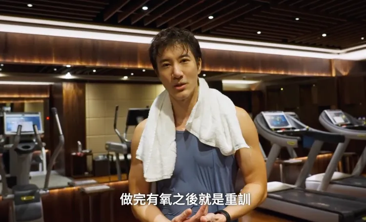 王力宏長年保持好身材。翻攝王力宏臉書