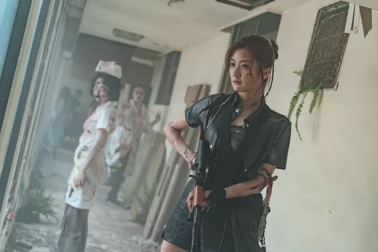 林逸欣MV拍成世界末日喪屍片。鑫羽工作室提供
