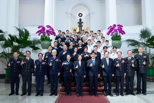 世界警消運動會奪45金 蔡英文肯定代表團讓台灣被看見