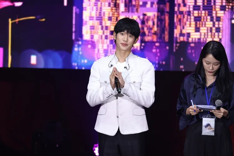 丁海寅時隔4年舉行台北見面會。攝影中心攝