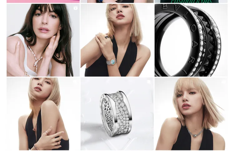 寶格麗IG頁面仍可找到Lisa的美照。翻攝寶格麗IG