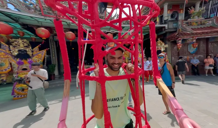 觀旅局以老街印象行銷。觀旅局提供