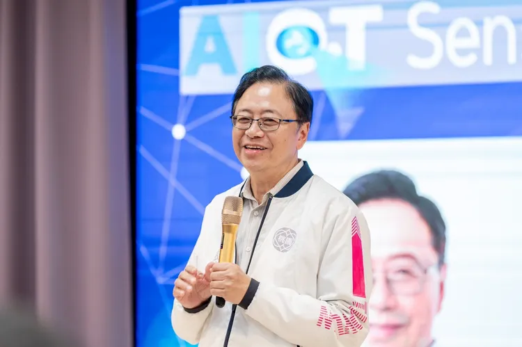 張善政致詞。桃園市府提供