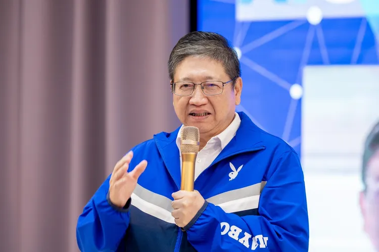 楊文科致詞。桃園市府提供