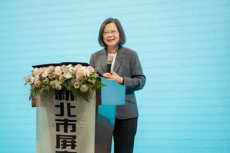 蔡英文希望屏東發展及醫療可以迎頭趕上。總統府提供